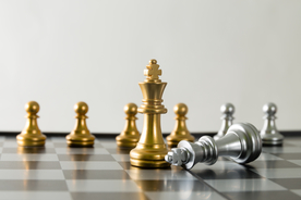 国际象棋博弈图片