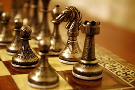 国际象棋博弈图片