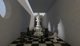 国际象棋博弈图片