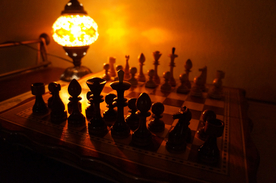 国际象棋博弈图片