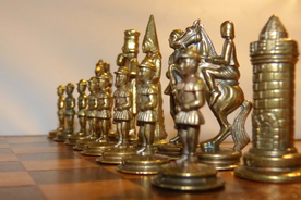 国际象棋博弈图片