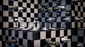 国际象棋博弈图片