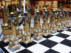 国际象棋博弈图片