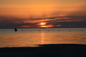 日落夕阳唯美图片