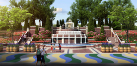 中国青岛藏马山效果实景图