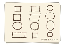 12款入涂鸦边框设计