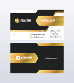 3炫彩名片 蓝色名片 简洁名片