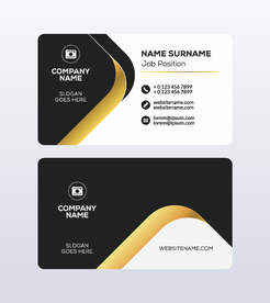 名片模板炫彩名片 蓝色名片 简