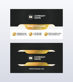 名片模板炫彩名片 蓝色名片 简