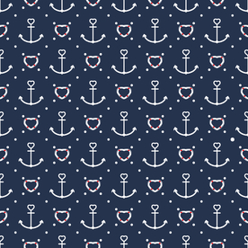 无缝花纹 航海风格