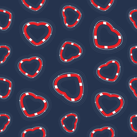 无缝花纹 航海风格