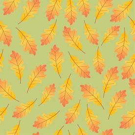 无缝花纹 树叶