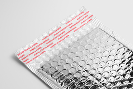 金属信封气泡邮件袋航空泡泡样机