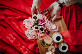 捧花花艺插花图片