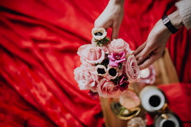 捧花花艺插花图片