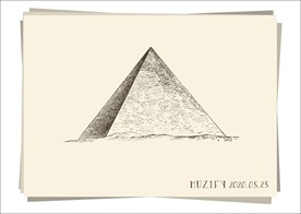埃及金字塔素描画