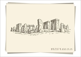 巨石阵 素描画