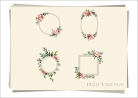 4款入花边边框
