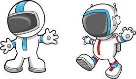 卡通宇宙飞船太空服航天火箭素材