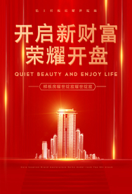 地产古风复古大气格局海报展板