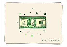 100美元纸币矢量