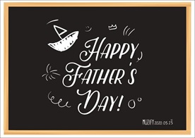 儿童粉笔画 父亲节快乐