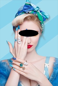 美甲店装饰挂画