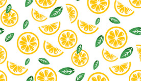 手绘卡通柠檬