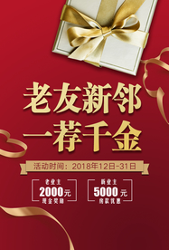 推荐地产古风复古高端海报展板