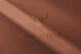 LOGO样机 纸面烫金投影效果