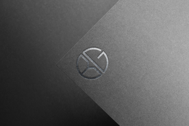 LOGO样机 纸面烫银效果