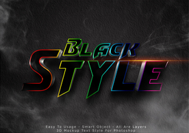 字体样式 纹理背景炫彩字体效果