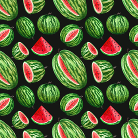 无缝花纹 西瓜