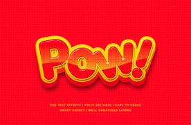 字体样式 儿童动漫特效