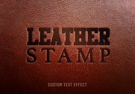 字体样式 真皮印章效果