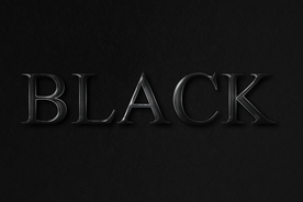 字体样式 复古黑色特效