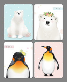 手绘卡通动物图片