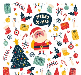 圣诞节老人节日物品