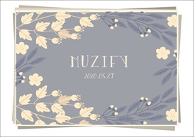 浅灰色花卉底纹