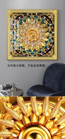 欧式古典花纹装饰画