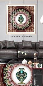 欧式花纹装饰画