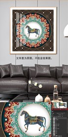 欧式花纹装饰画