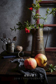 石榴  水果静物