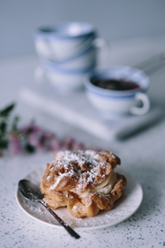 泡芙奶油泡芙烘焙图片