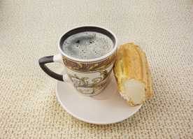 泡芙奶油泡芙烘焙图片