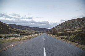 公路山路小径小道图片