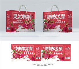 水果新鲜火龙果包装箱包装礼盒
