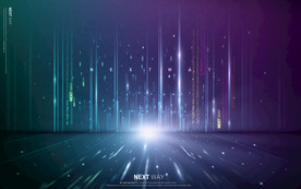 网络科技城市合成背景图片