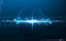 网络科技城市合成背景图片