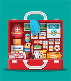 医疗药品急救包主题